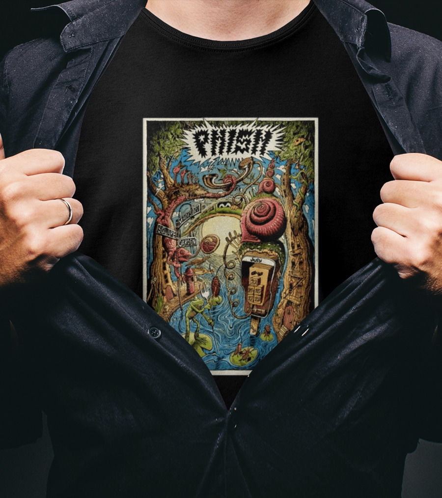 Phish July 24 29 2026 Madison Square Garden New York With Surreal Nature T-Shirt