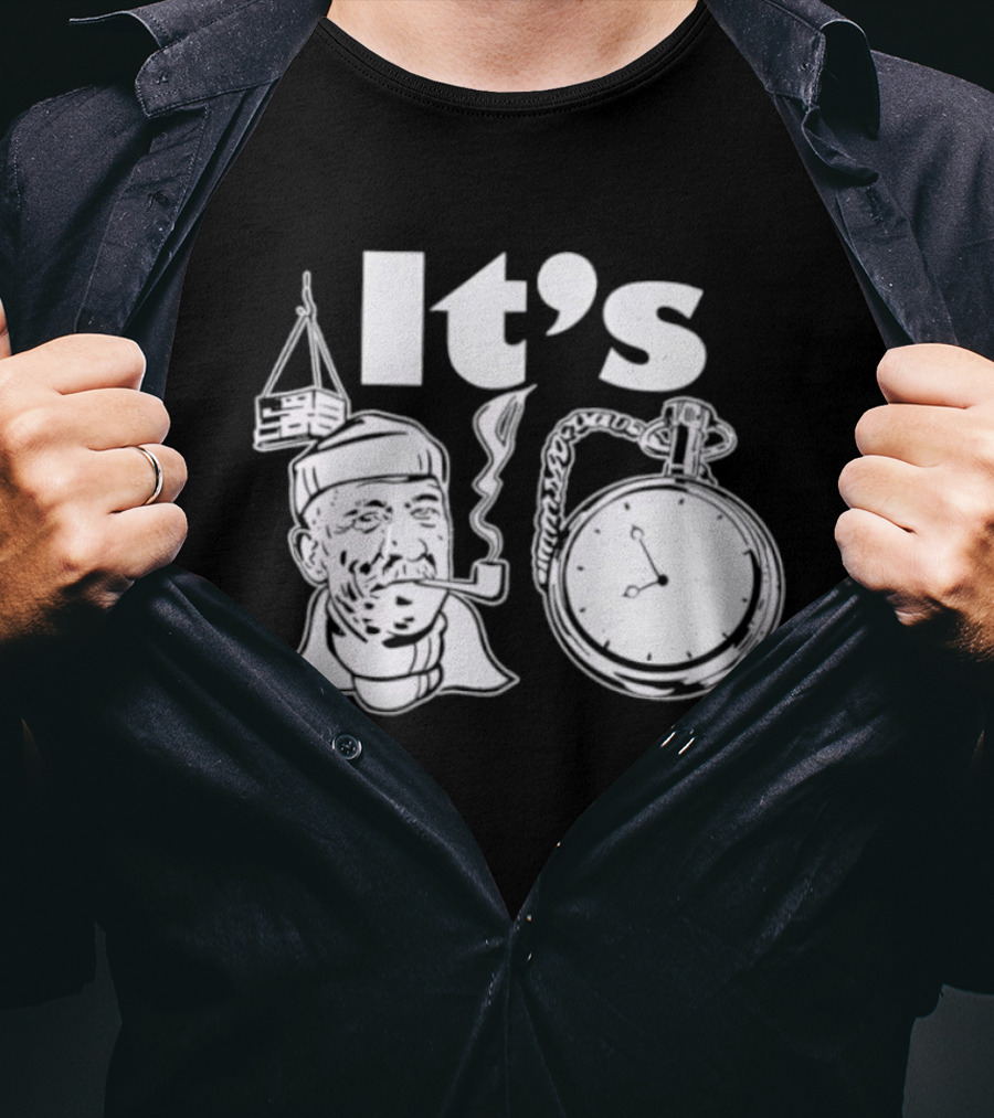 Popeye The Sailor Man Pocket Smoking Pipe Nautical Seaman Cartoon It's T-Shirt
