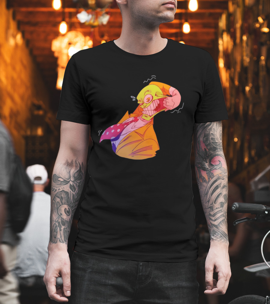 The Mask Dark Horse Comics Face Stretch Iconic Character Pose T-Shirt