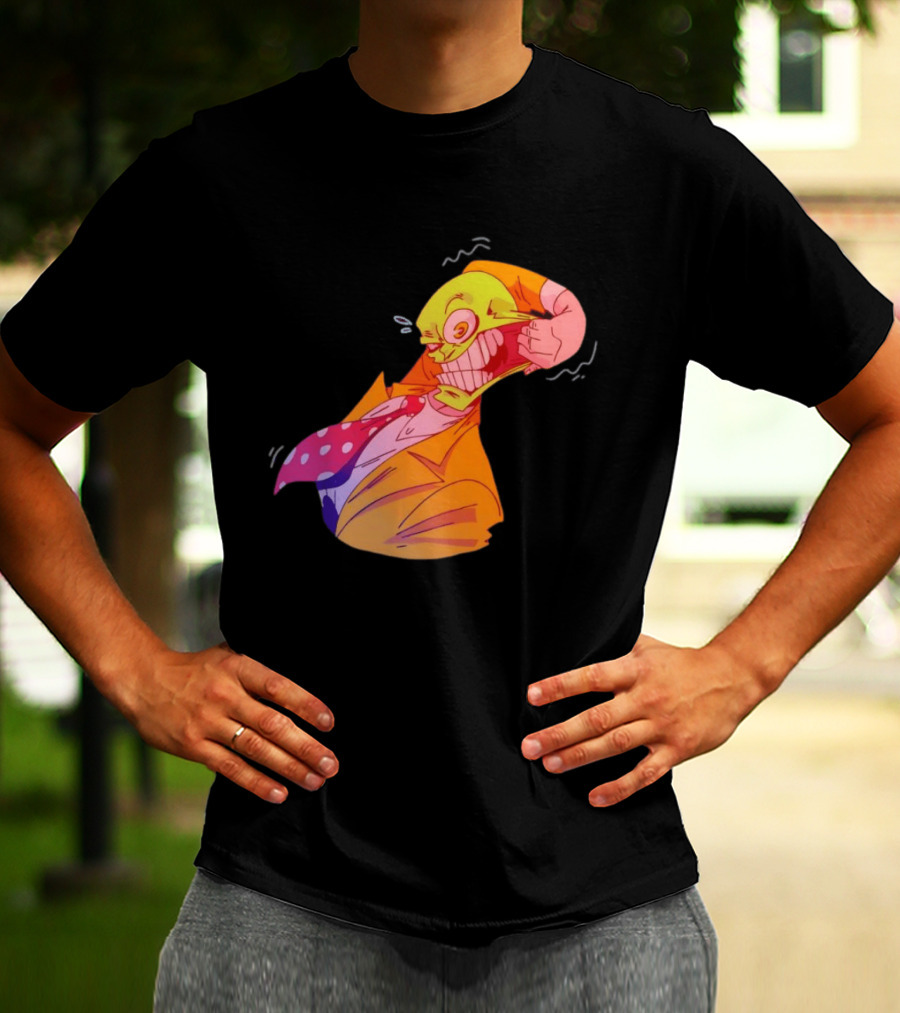 The Mask Dark Horse Comics Face Stretch Iconic Character Pose T-Shirt