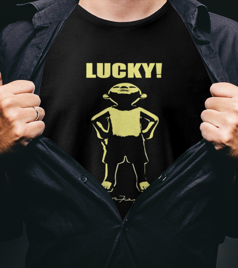Lucky Renzo Kanano Minimalist Yellow T-Shirt