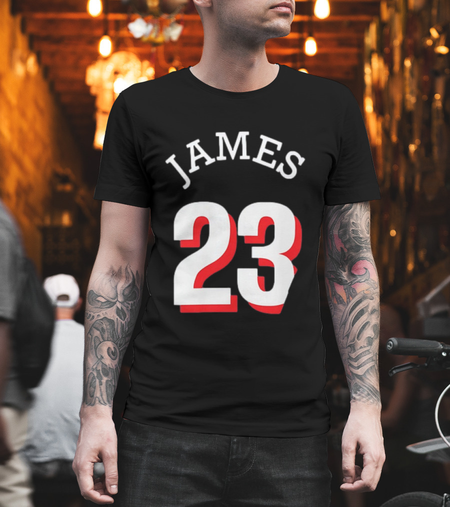 LeBron James 23 Jersey Philadelphia 76ers T-Shirt