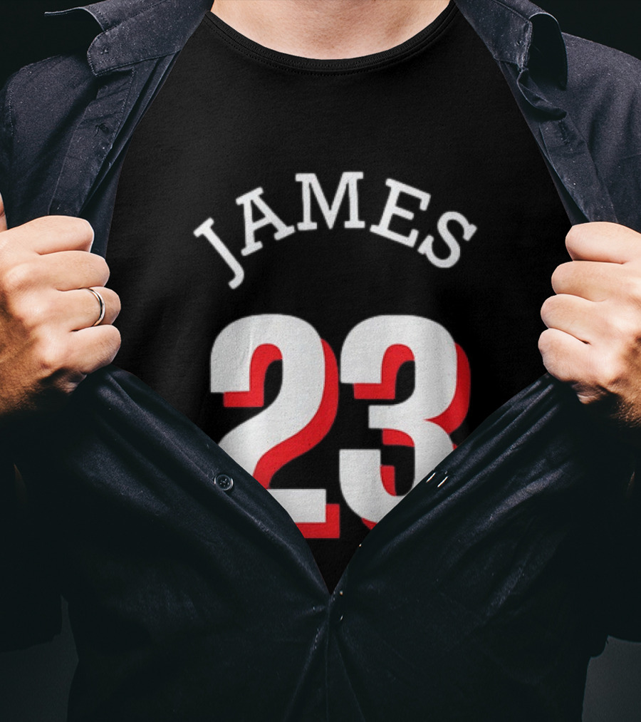 LeBron James 23 Jersey Philadelphia 76ers T-Shirt