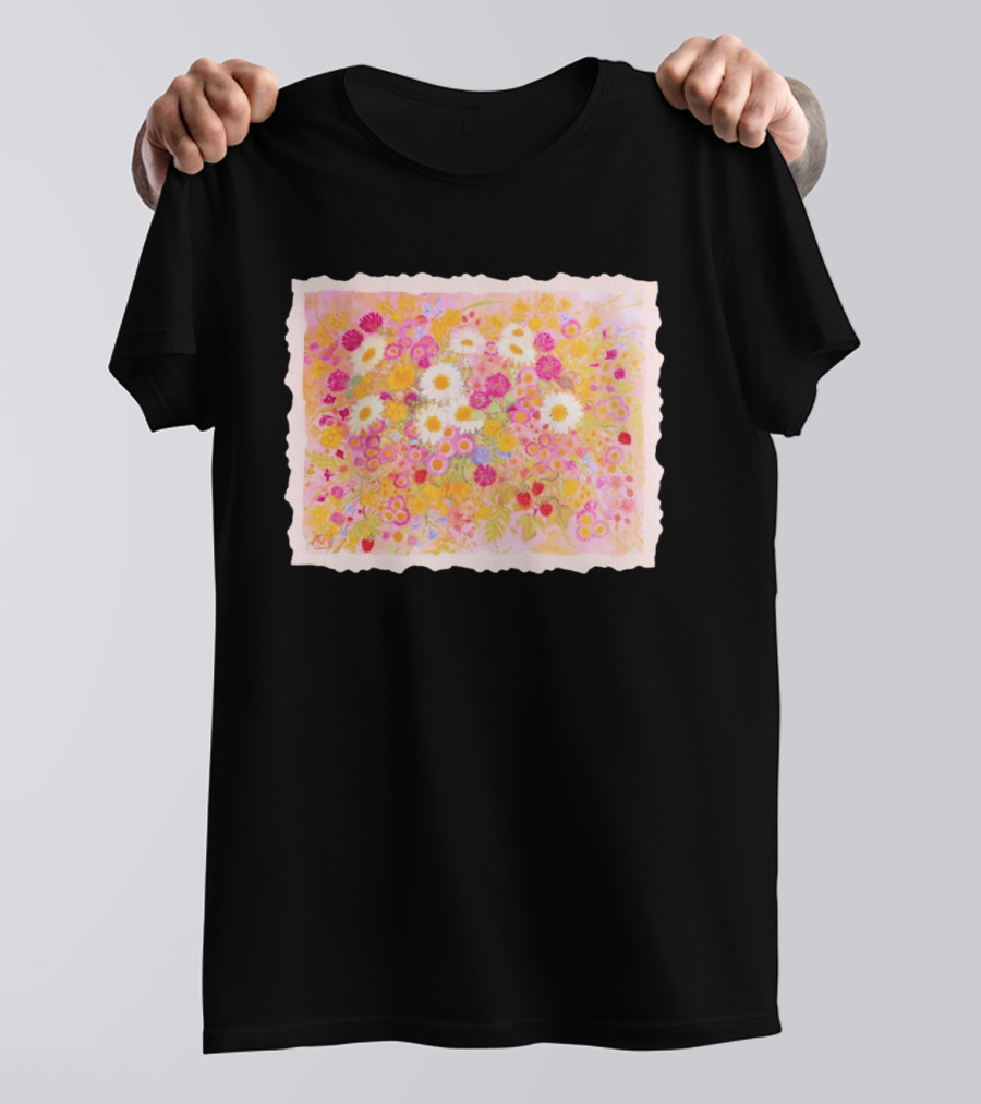 Weeds Are Flowers Too A A Milne Floral Painting With Colorful Blossoms T-Shirt