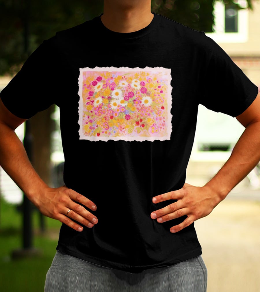 Weeds Are Flowers Too A A Milne Floral Painting With Colorful Blossoms T-Shirt
