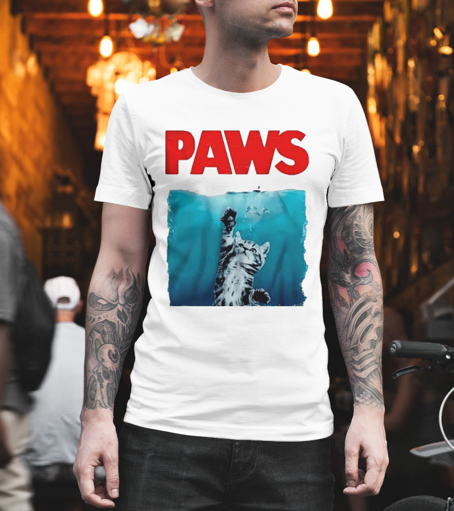 PAWS Cat Kitten Jaws T-Shirt