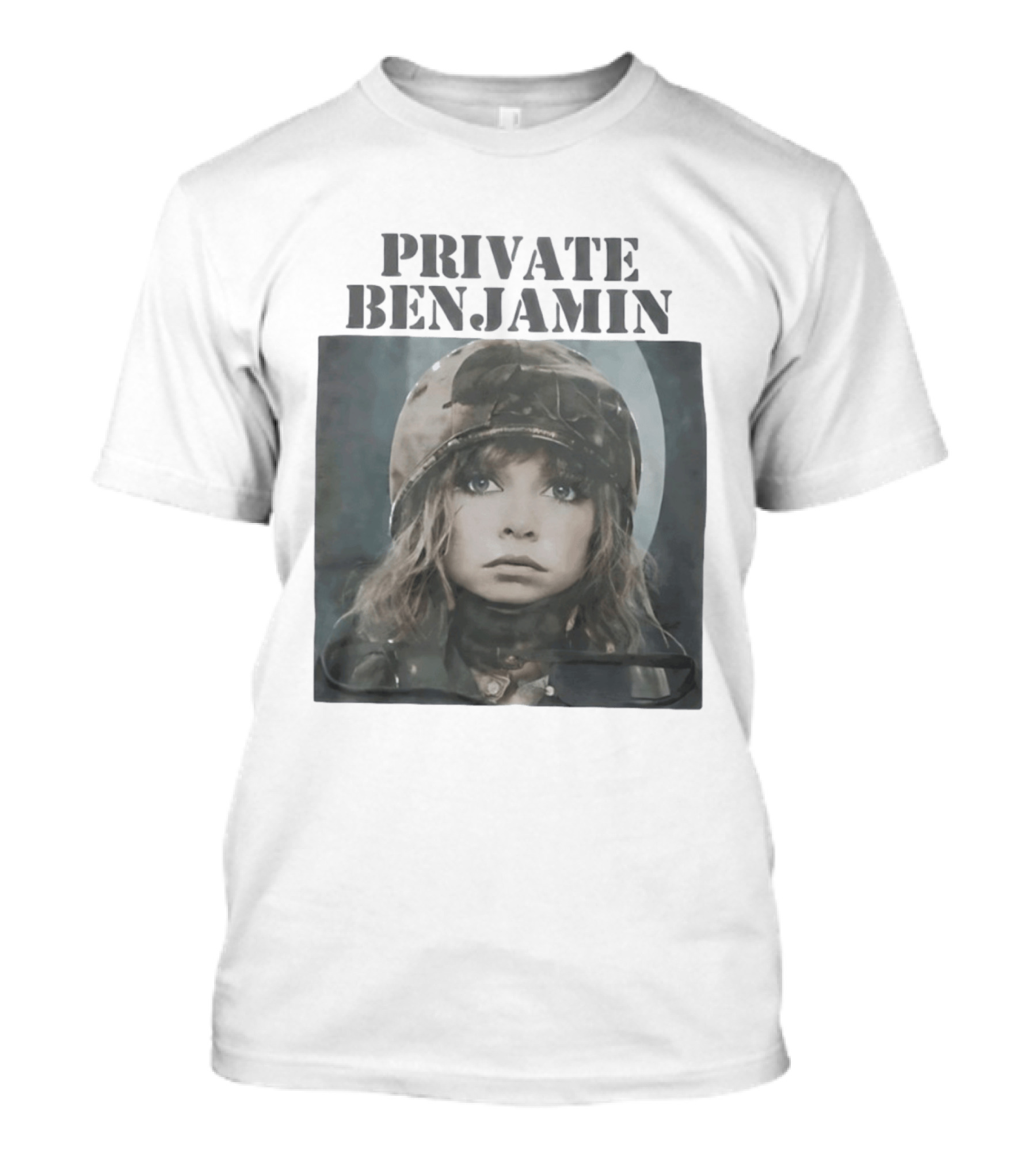 Private Benjamin Goldie Hawn 1980s Movie Iconic Military T-Shirt
