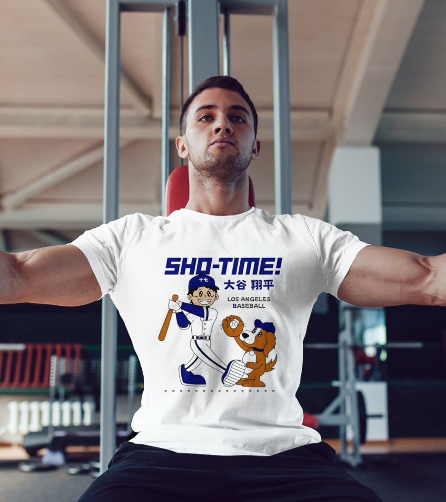 SHO TIME Shohei Ohtani Los Angeles Baseball Anime T-Shirt