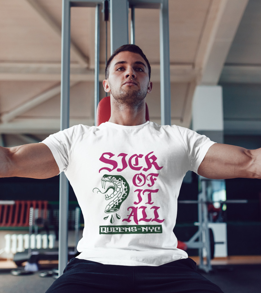 Sick Of It All Snake Queens NYC Hardcore Punk T-Shirt