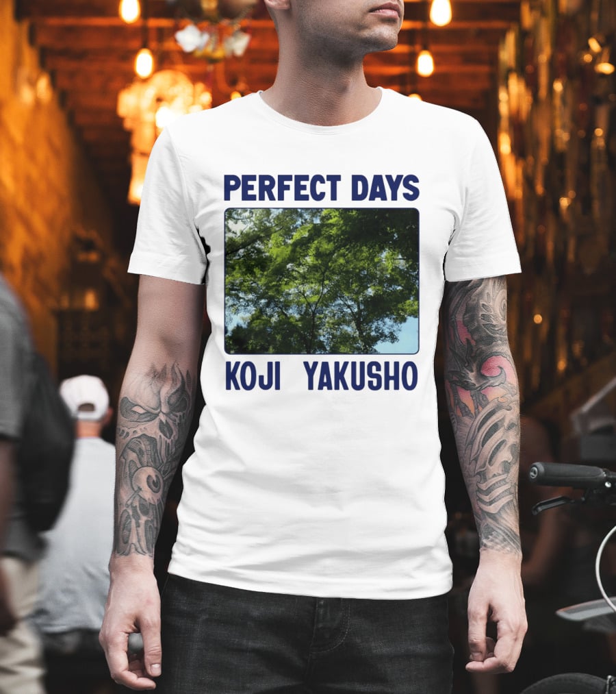 Perfect Days Koji Yakusho Forest Scene T-Shirt