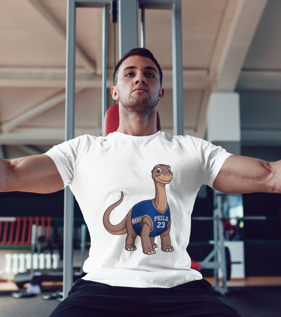 Philadelphia 76ers Littlefoot Dinosaur LeBron James 23 T-Shirt