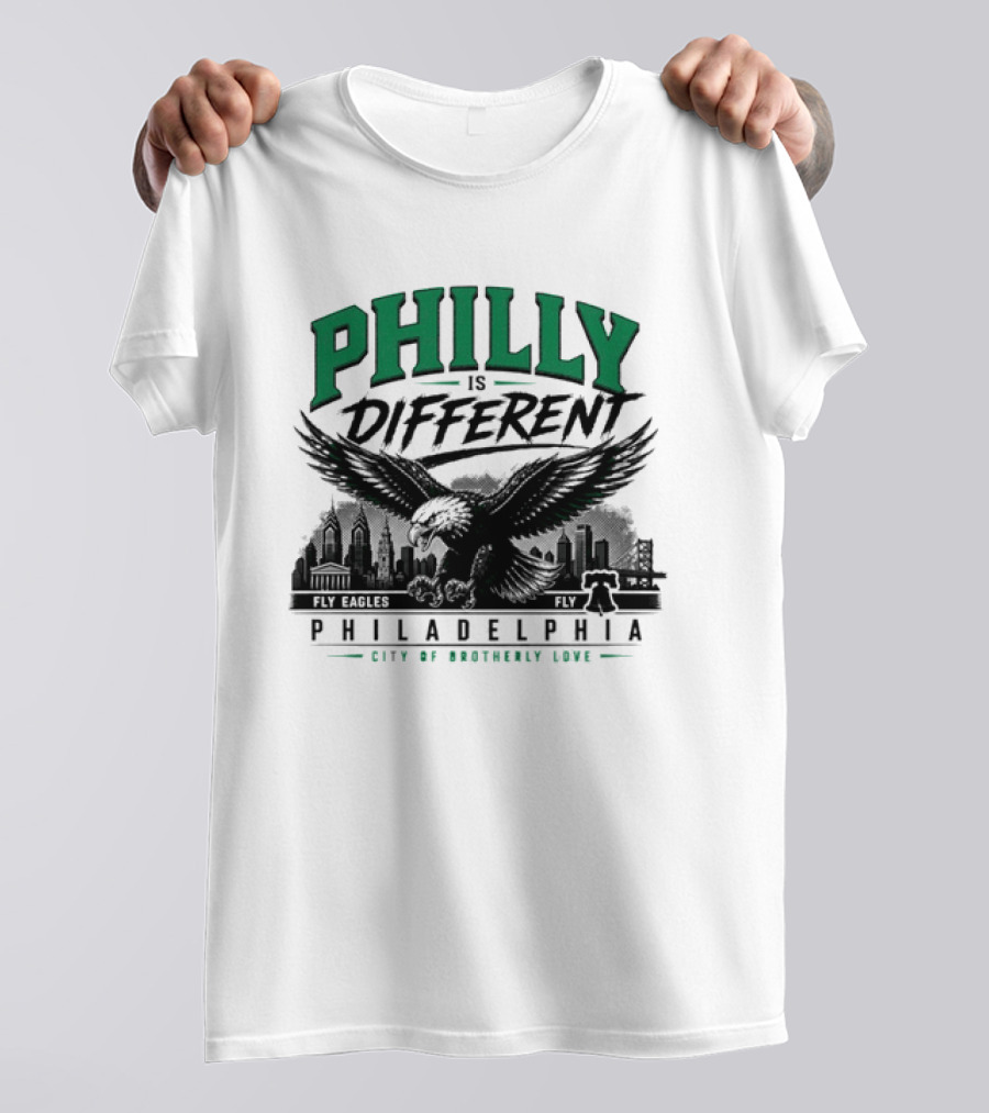 Philly Is Different Philadelphia Eagles City Of Brotherly Love T-Shirt