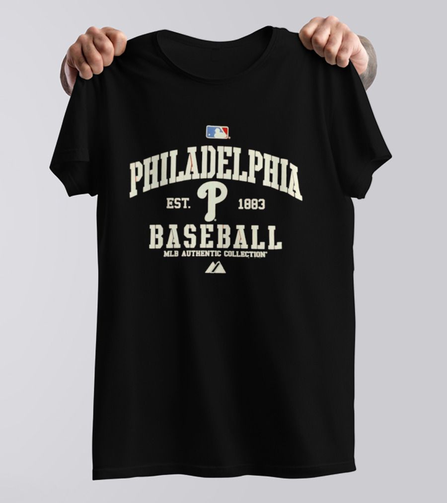 Philadelphia Baseball Est 1883 MLB Authentic Collection P T-Shirt