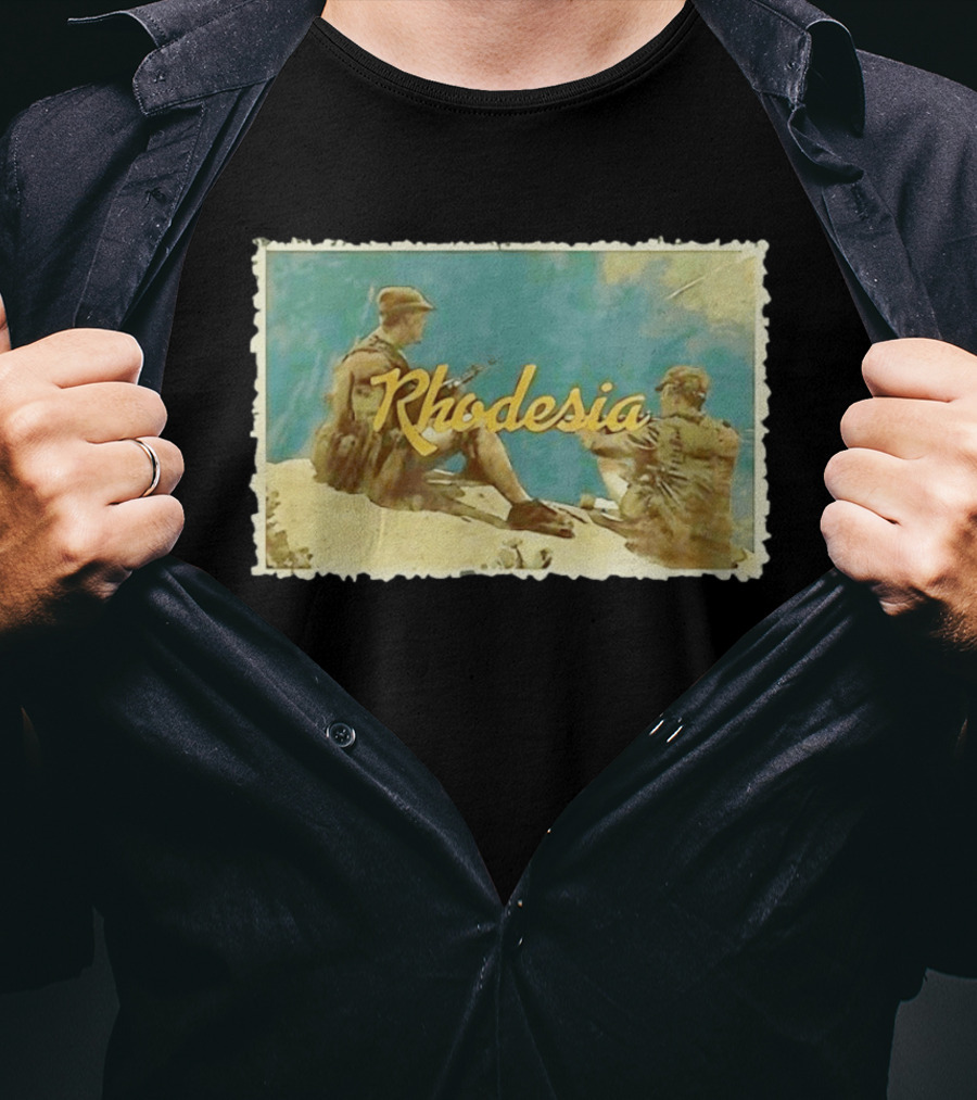 Rhodesia Soldiers Bush War Vintage Nostalgia T-Shirt