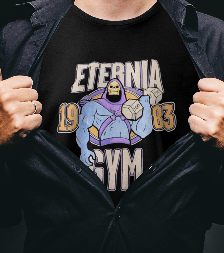 Eternia Gym 1983 Skeletor Masters Of The Universe T-Shirt