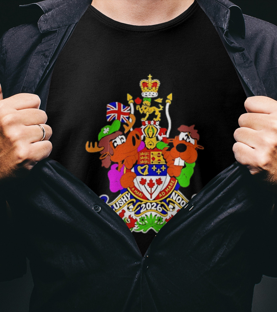 Slushy Noobz 2026 Coat Of Arms A Mari Ad Mare Martin Hamzah T-Shirt