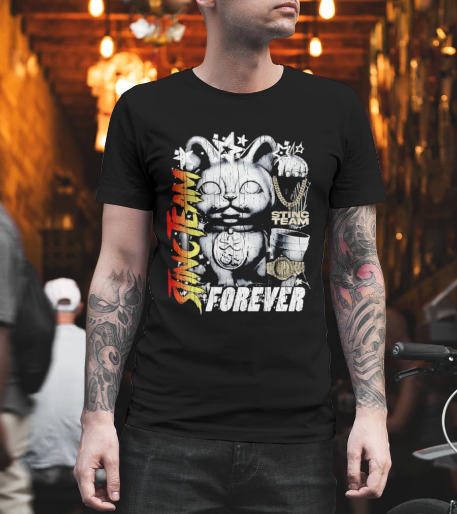 Stinc Team Forever Lucky Cat Bootleg Stinc Team Forever T-Shirt
