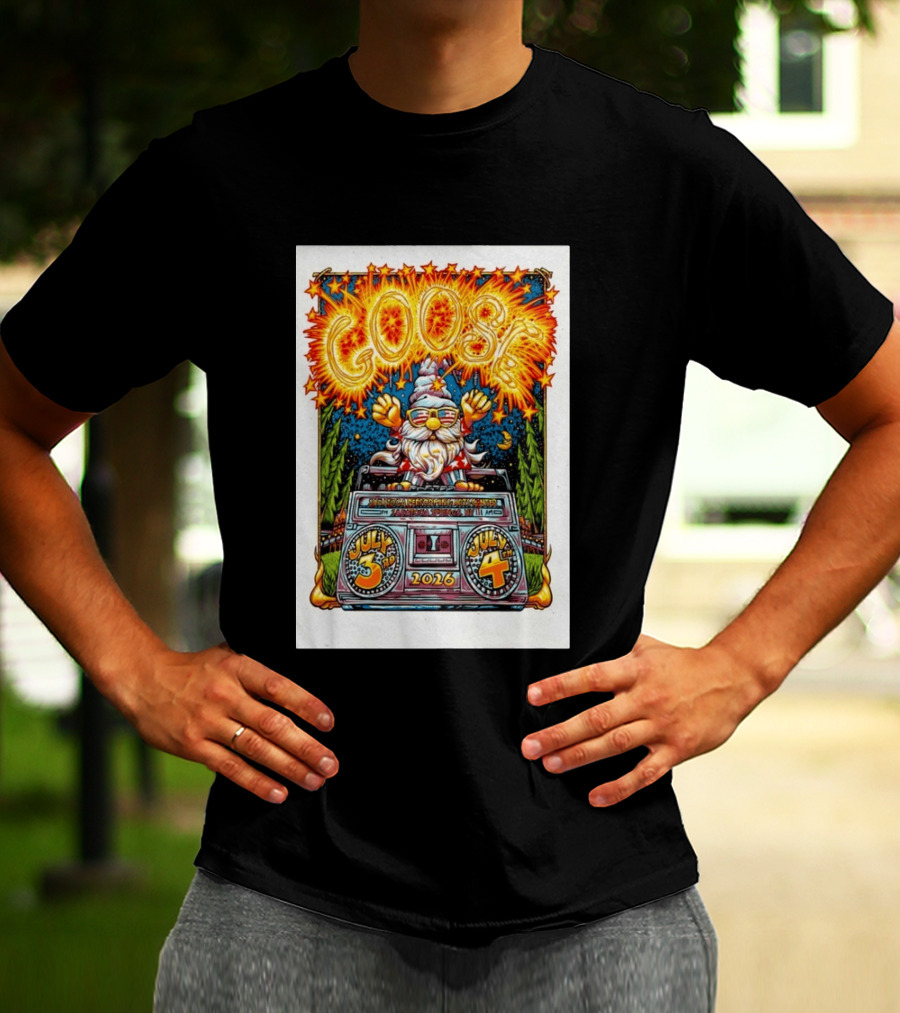Goose July 3rd 4th 2026 Saratoga Springs NY T-Shirt
