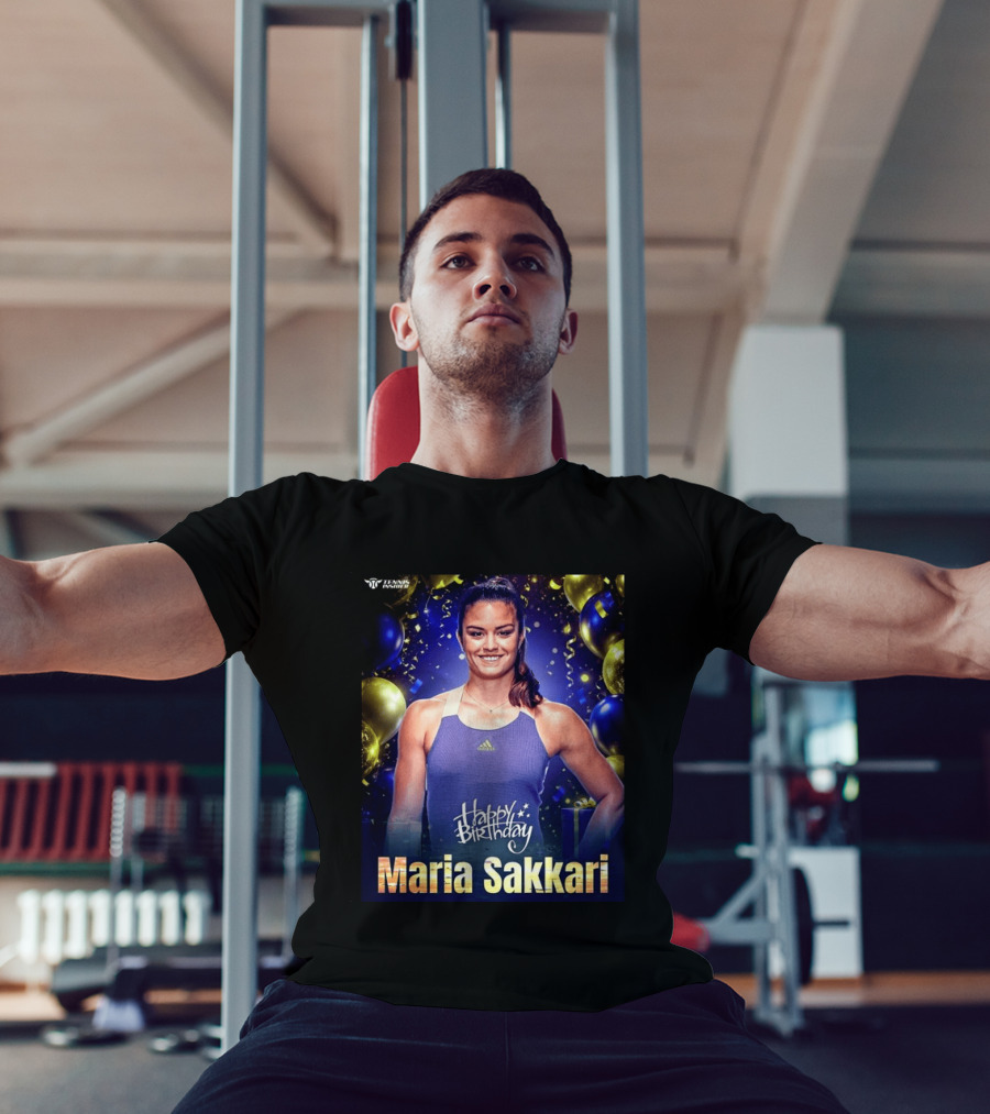 Happy Birthday Maria Sakkari Tennis Insider Celebration T-Shirt