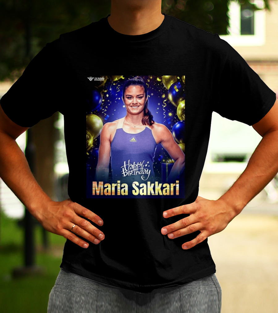 Happy Birthday Maria Sakkari Tennis Insider Celebration T-Shirt