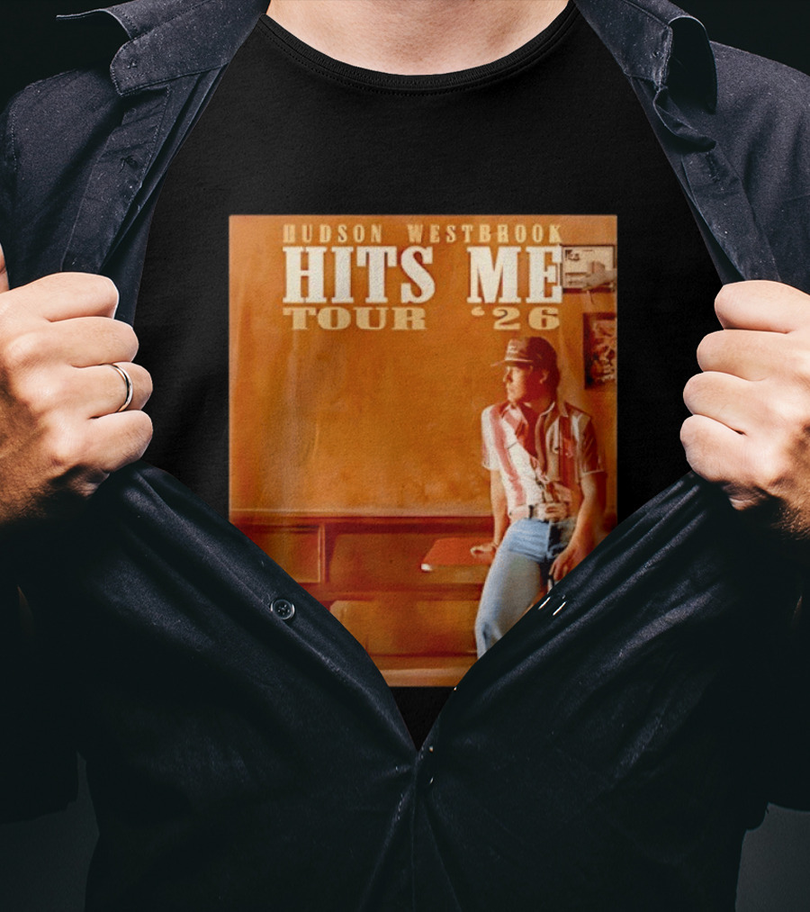 Hudson Westbrook Hits Me Tour '26 Retro Americana T-Shirt