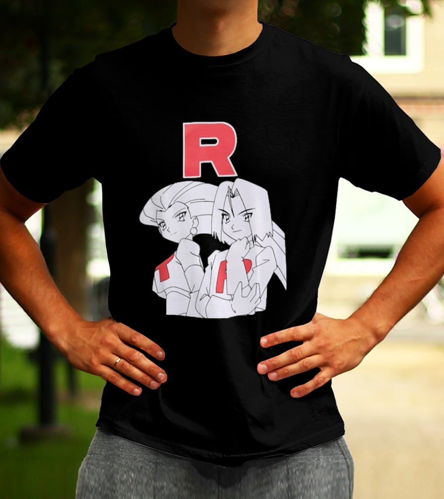 Jessie James Team Rocket R POKEMON Characters T-Shirt