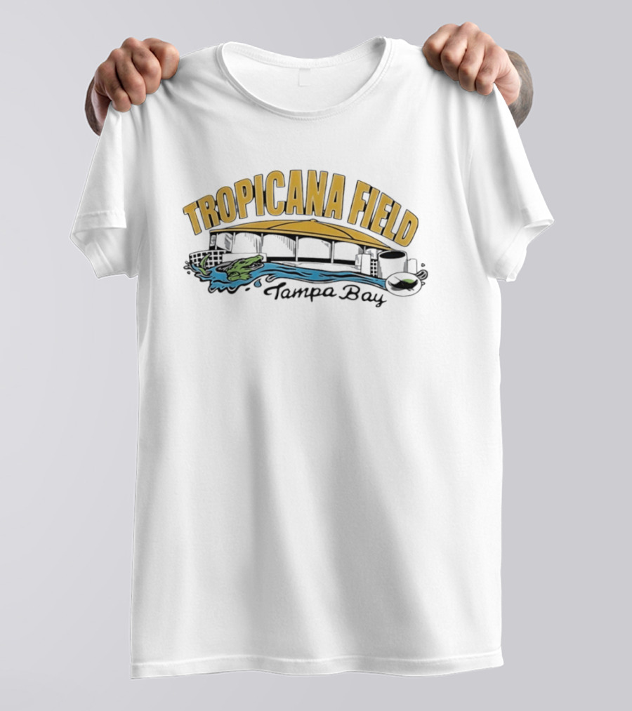 Tropicana Field Tampa Bay Stadium MLB Baseball T-Shirt