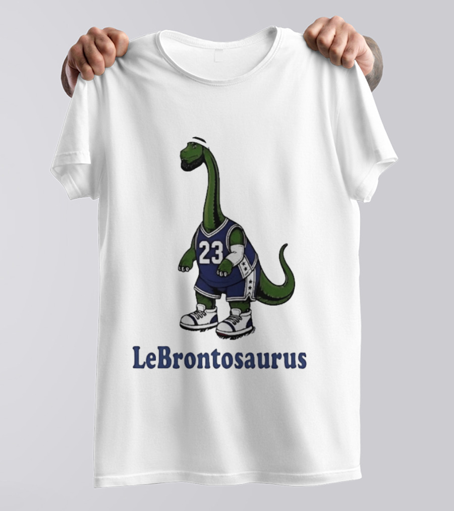 Lebrontosaurus 23 Basketball Dinosaur Philadelphia 76ers Lebron James T-Shirt