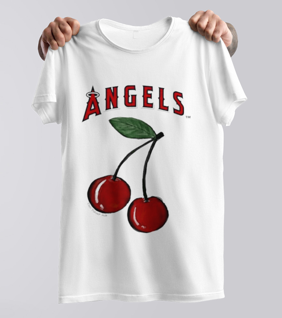 Los Angeles Angels Tiny Turnip MLB Cherries T-Shirt