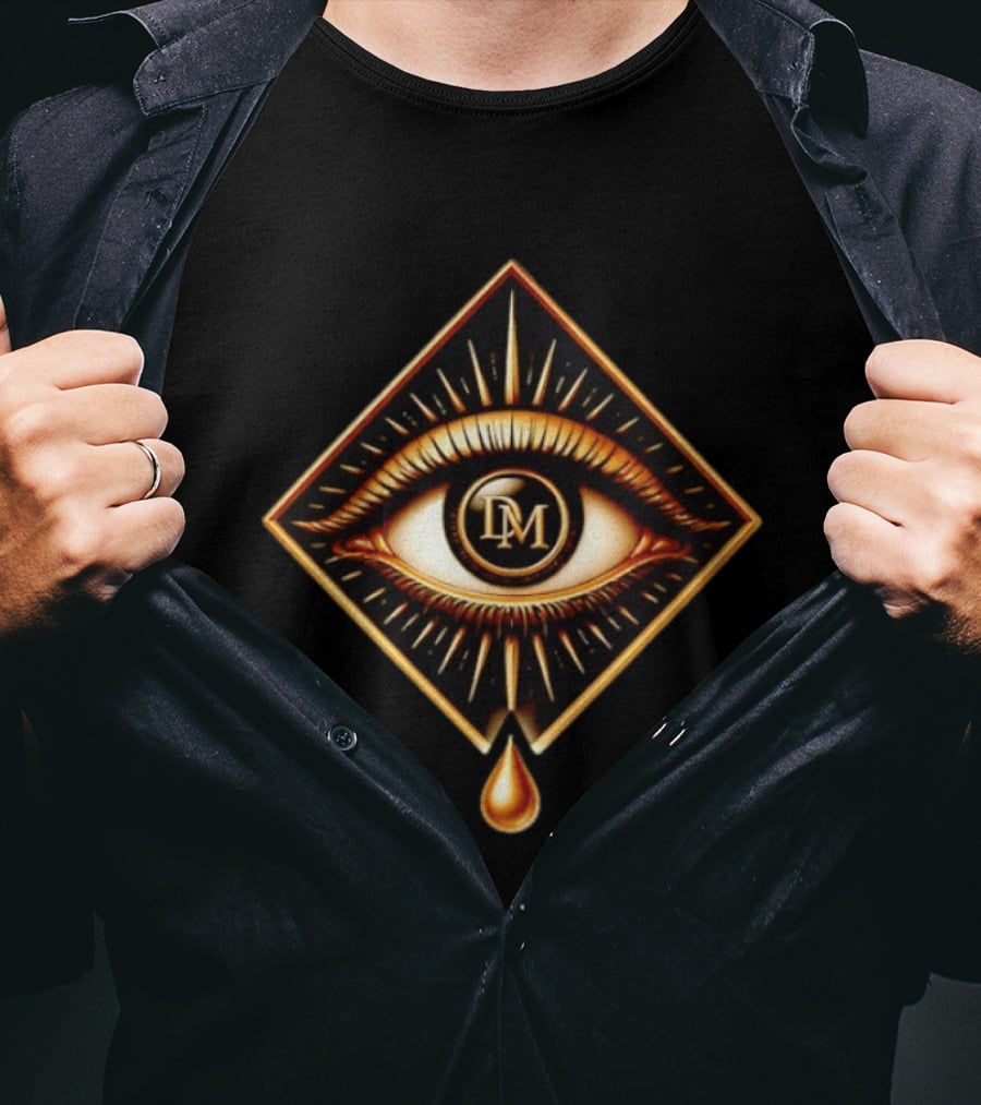 DM Luxury Brand Divine Moodwear Eye Symbol Minimalist T-Shirt