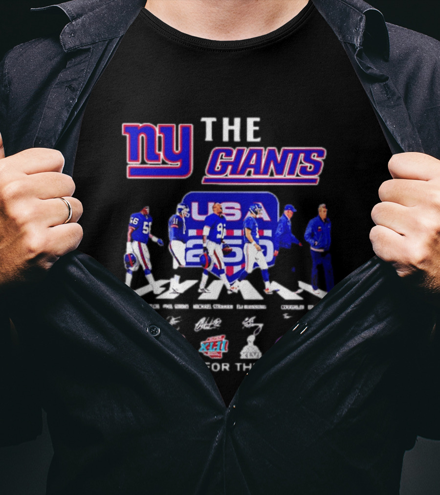 New York Giants US Legends Thank You For The Memories T-Shirt
