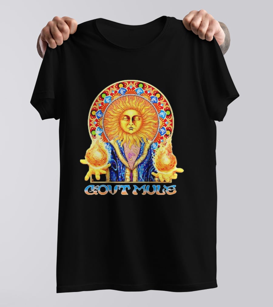 Gov't Mule Psychedelic Sunburst Summer Tour 2026 T-Shirt