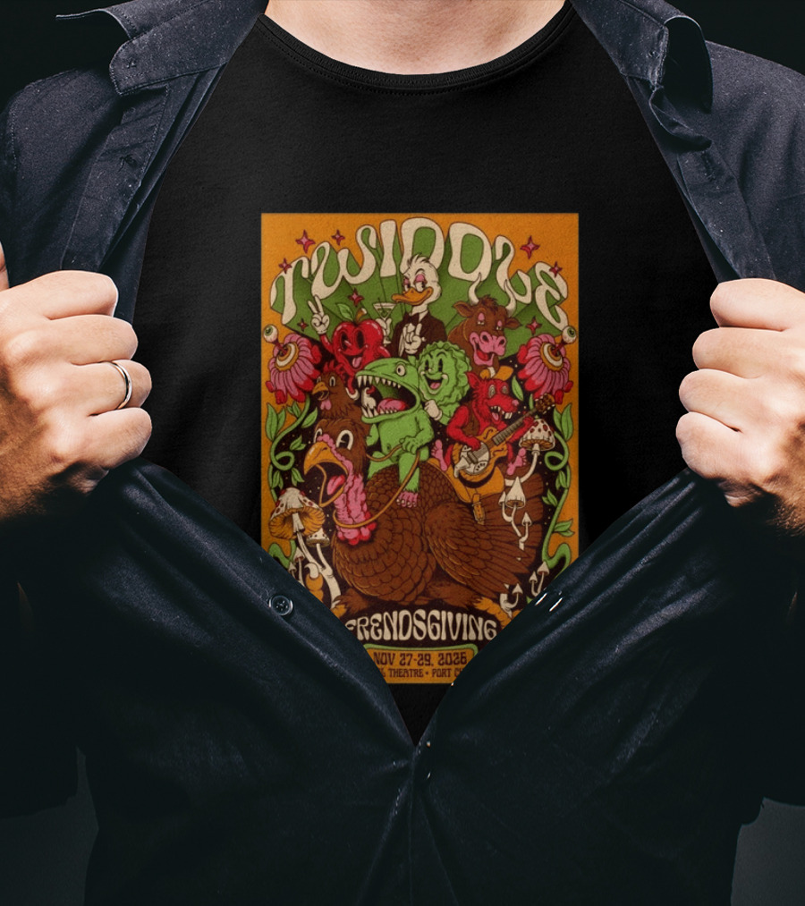 Twiddle Frendsgiving The Capitol Theatre Nov 27 29 2026 Port Chester NY T-Shirt