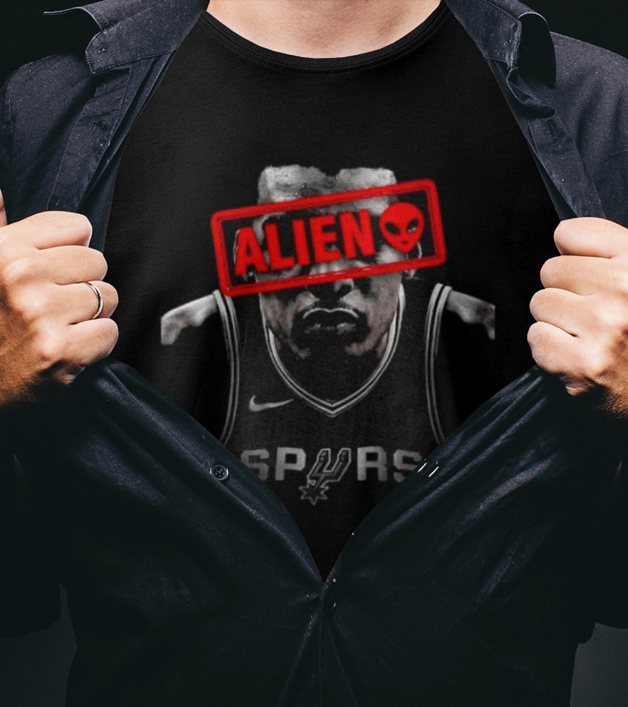 Victor Wembanyama Spurs ALIEN Basketball Nike T-Shirt