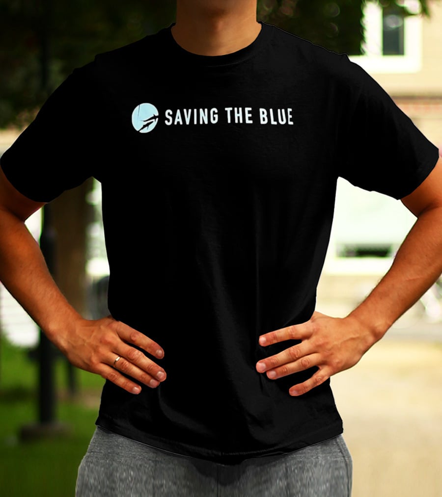 Saving The Blue Shark Conservation Marine Life T-Shirt