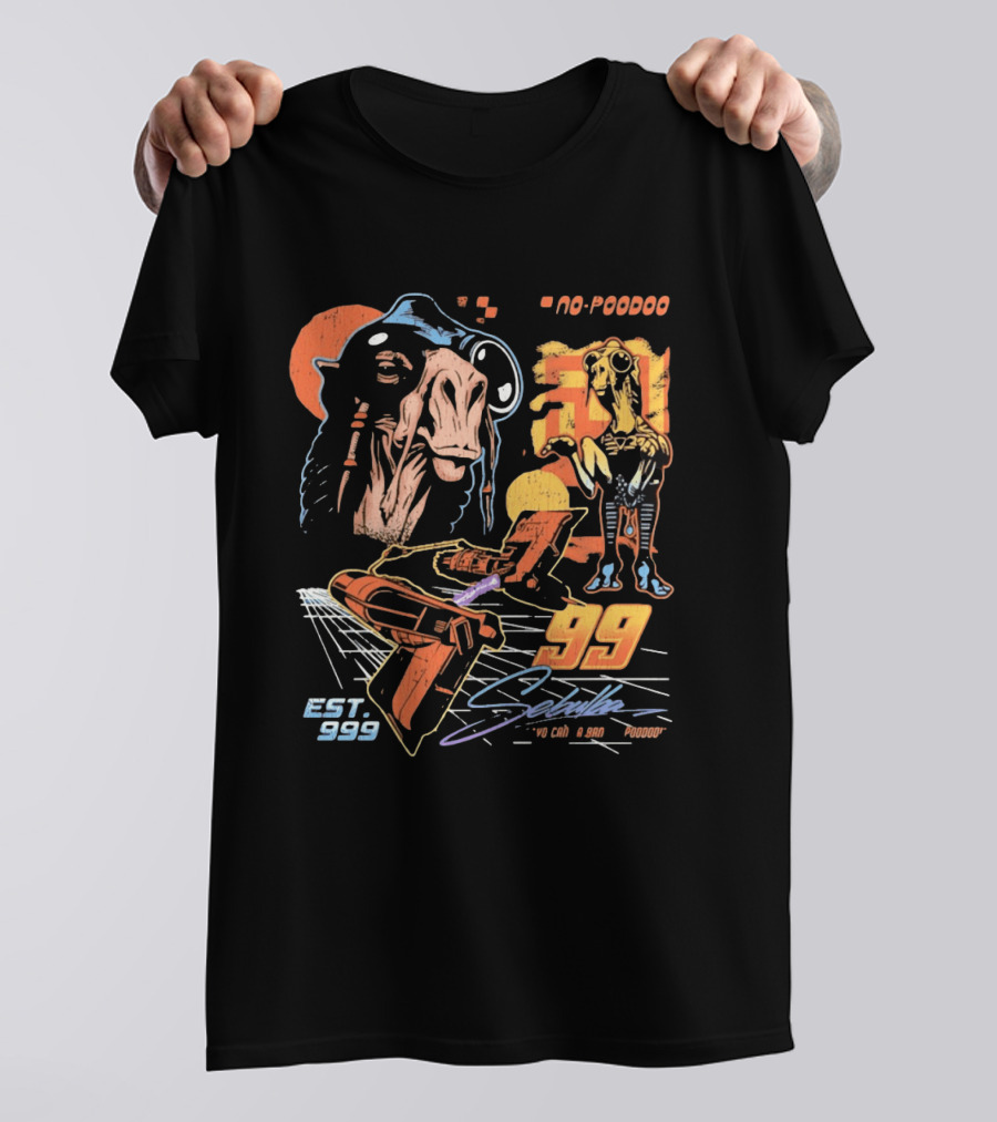 Sebulba No Poodoo Podracing Est 1999 Yo Can Ta Bantha Poodoo Racing Speed Pilot 99 T-Shirt