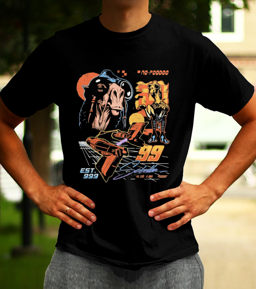 Sebulba No Poodoo Podracing Est 1999 Yo Can Ta Bantha Poodoo Racing Speed Pilot 99 T-Shirt