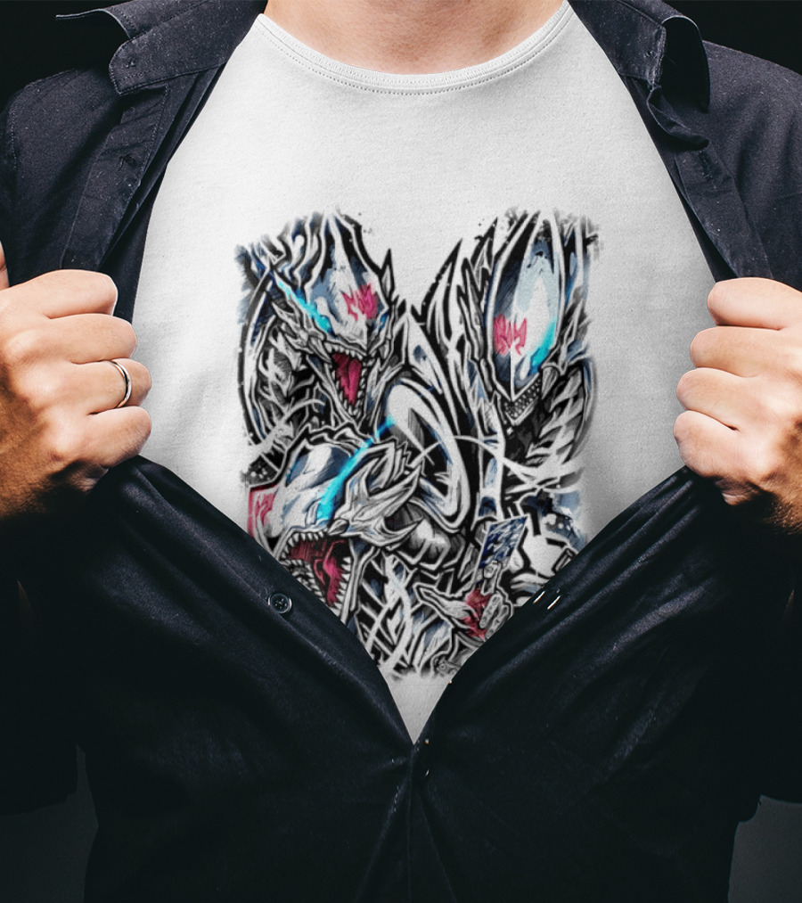 Blue Eyes White Dragon Yu Gi Oh Card Seto Kaiba Spirit Beast Tamer T-Shirt