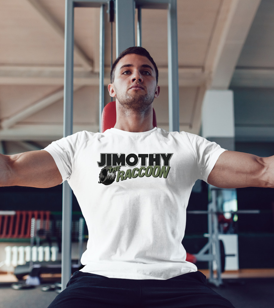Jimothy The Raccoon Tire T-Shirt