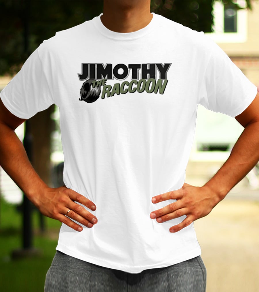Jimothy The Raccoon Tire T-Shirt