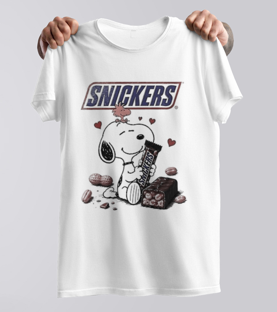 Peanuts Snoopy Woodstock Snickers You're Not You When Hungry T-Shirt