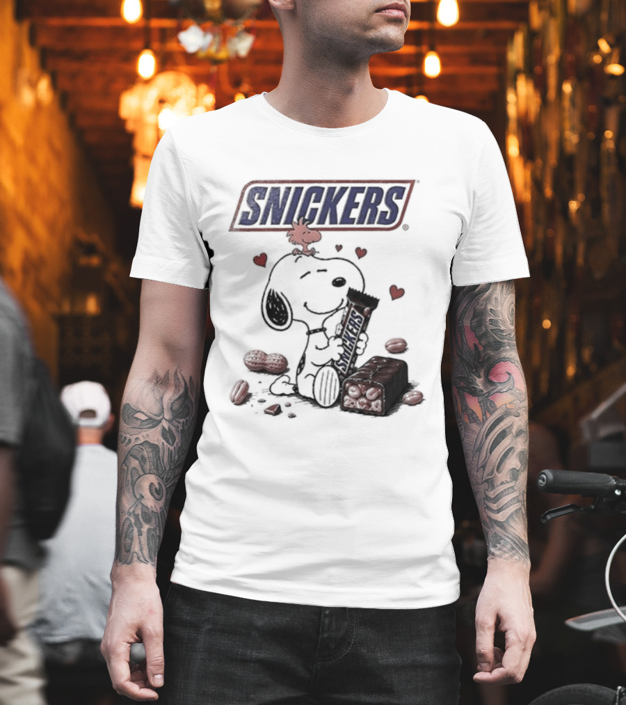 Peanuts Snoopy Woodstock Snickers You're Not You When Hungry T-Shirt
