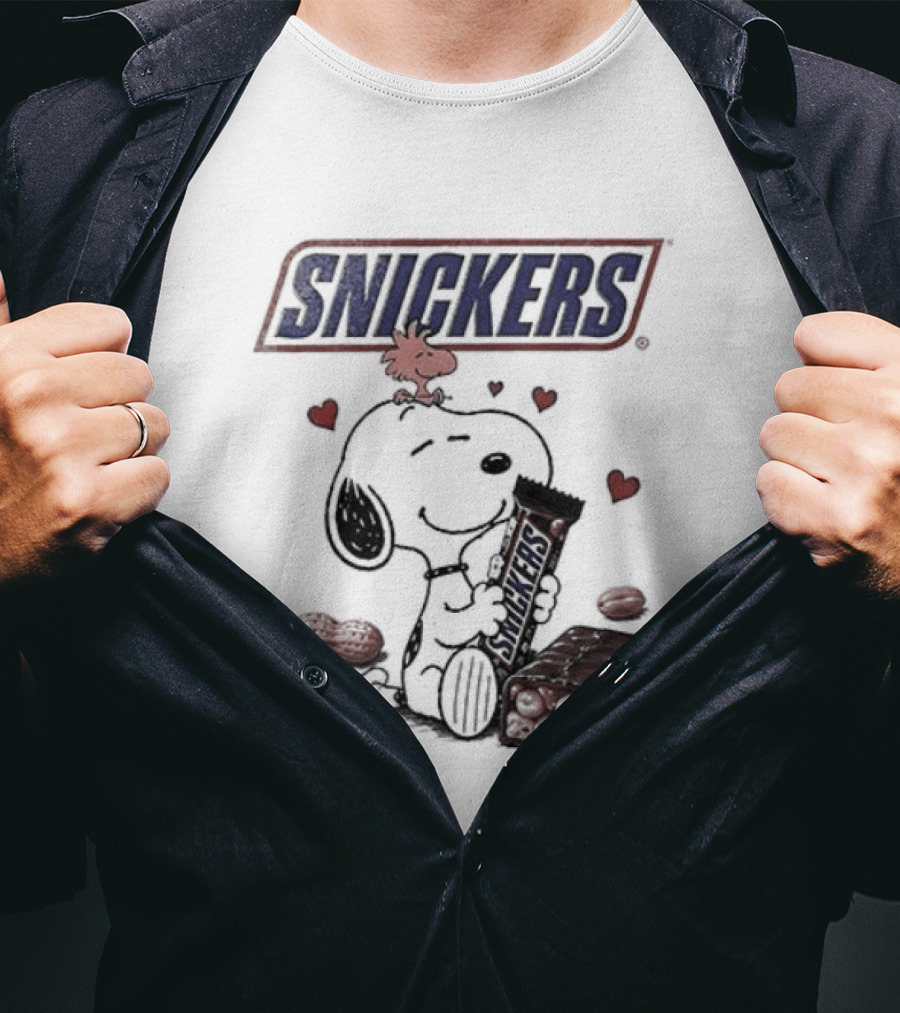 Peanuts Snoopy Woodstock Snickers You're Not You When Hungry T-Shirt