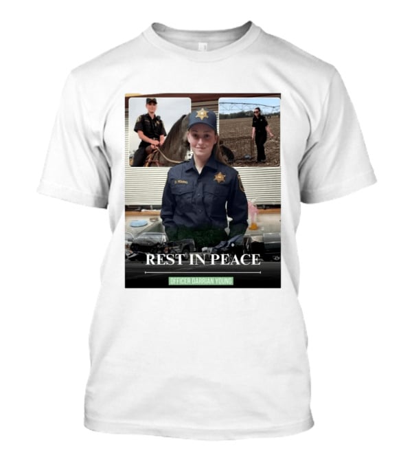 Rest In Peace Officer D. Young Memorial T-Shirt