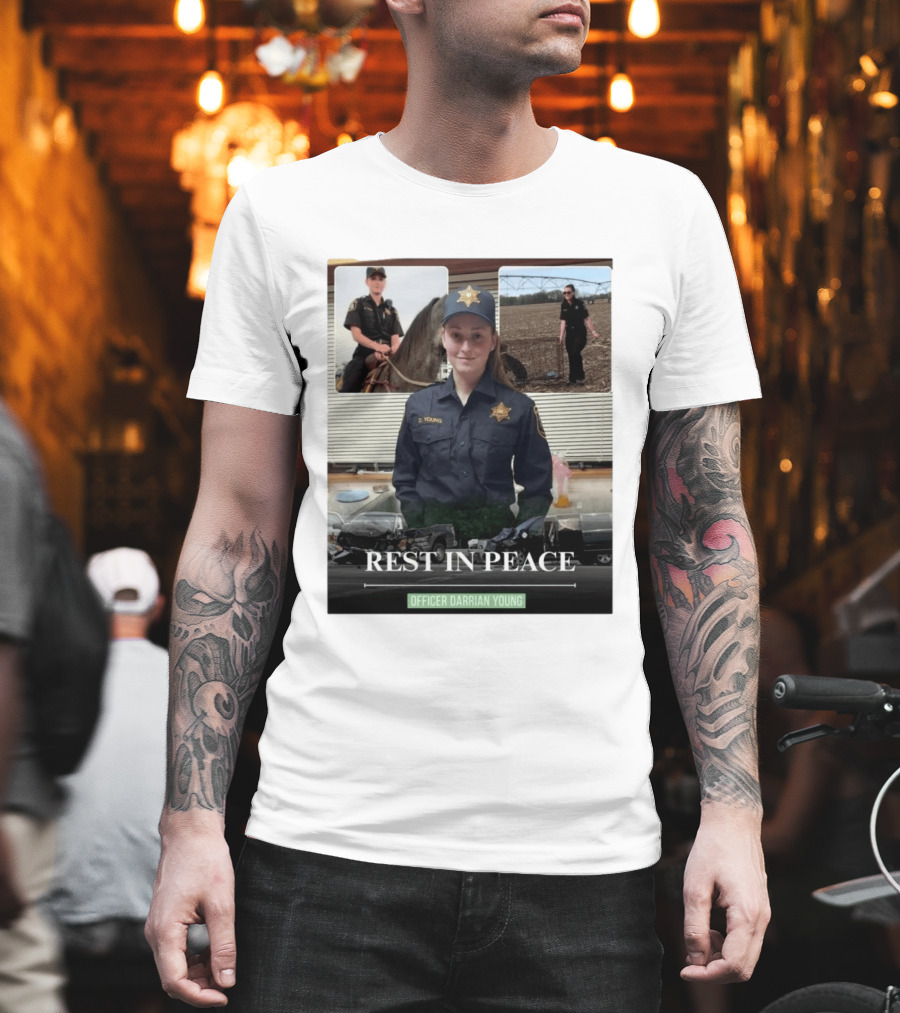 Rest In Peace Officer D. Young Memorial T-Shirt