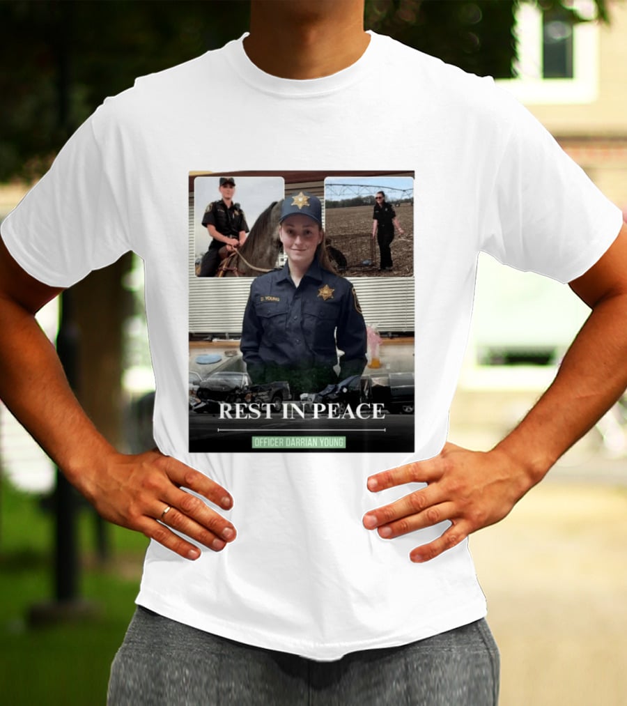 Rest In Peace Officer D. Young Memorial T-Shirt