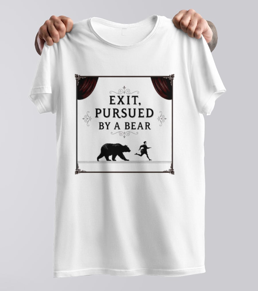 William Shakespeare The Winters Tale Exit Pursued By A Bear T-Shirt