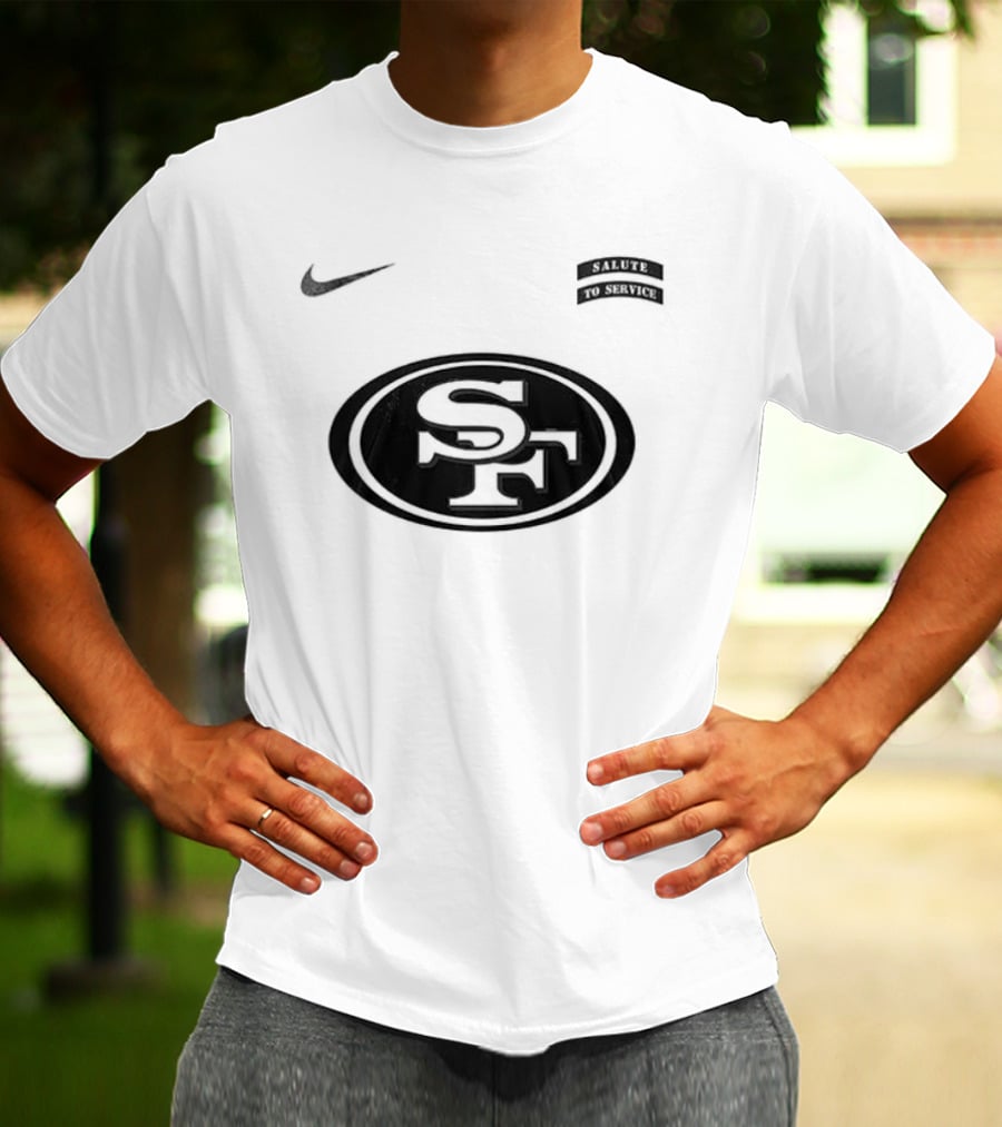 Nike San Francisco 49ers Salute To Service SF T-Shirt