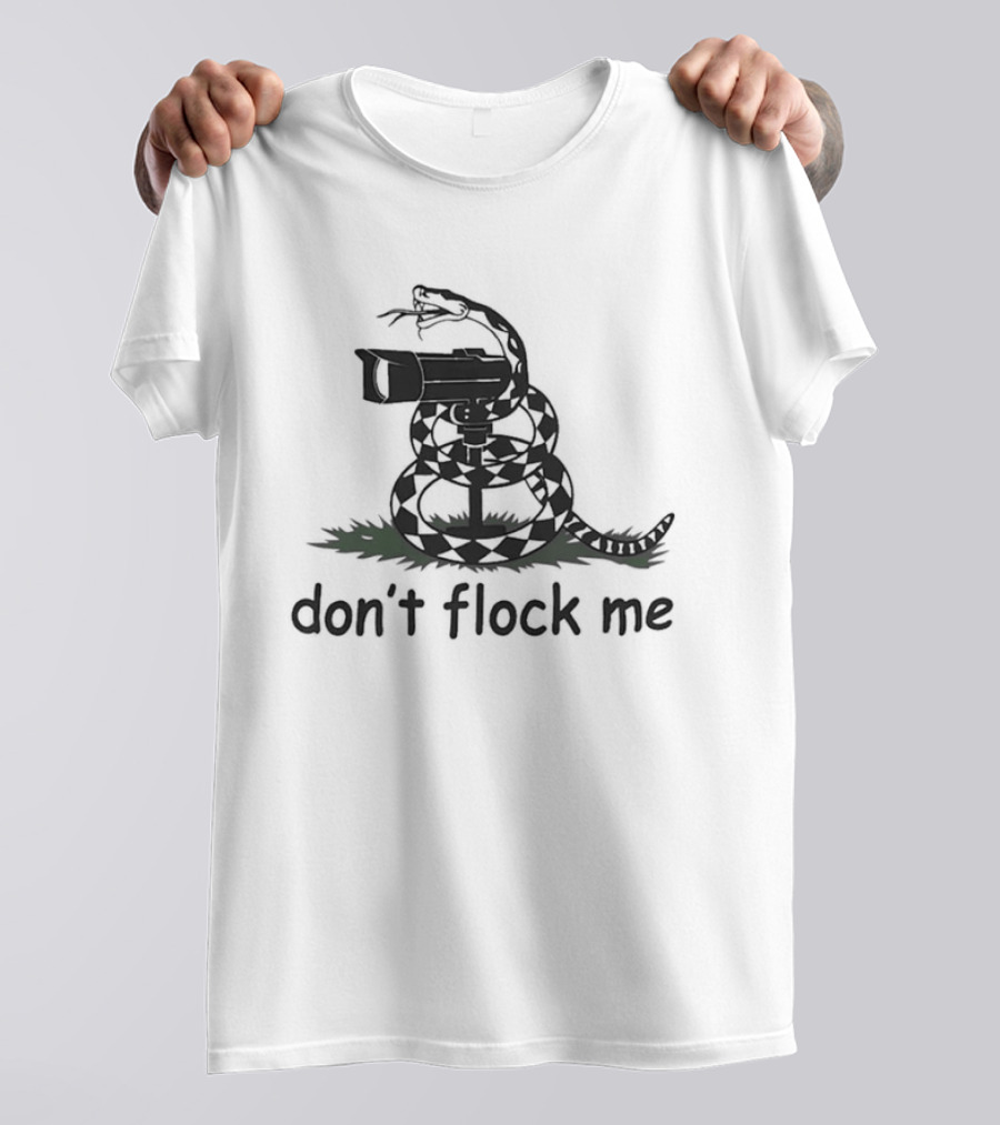 Snake Don't Flock Me Don't Tread On Me 2026 Coiled Gun T-Shirt