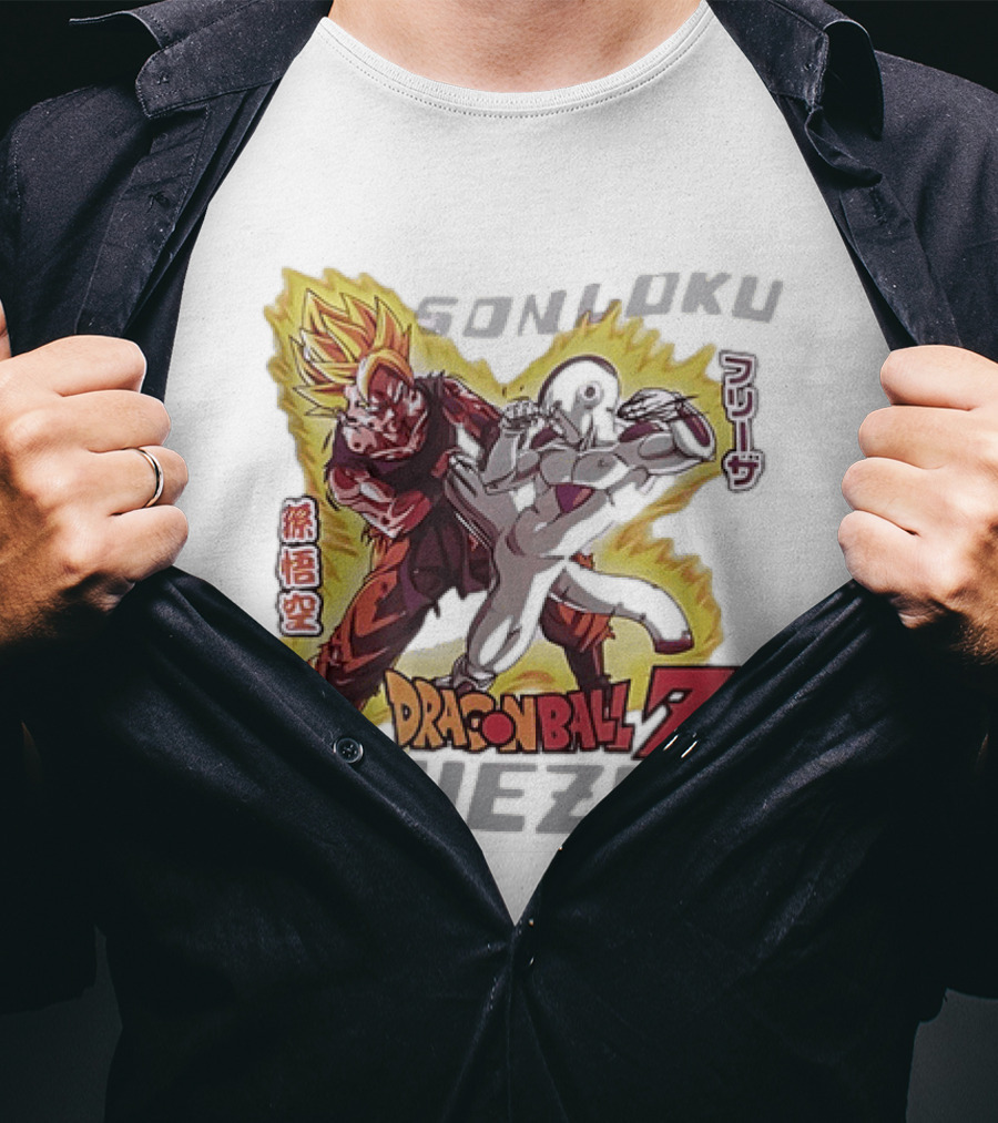 Son Goku Frieza Dragon Ball Z Anime Showdown T-Shirt